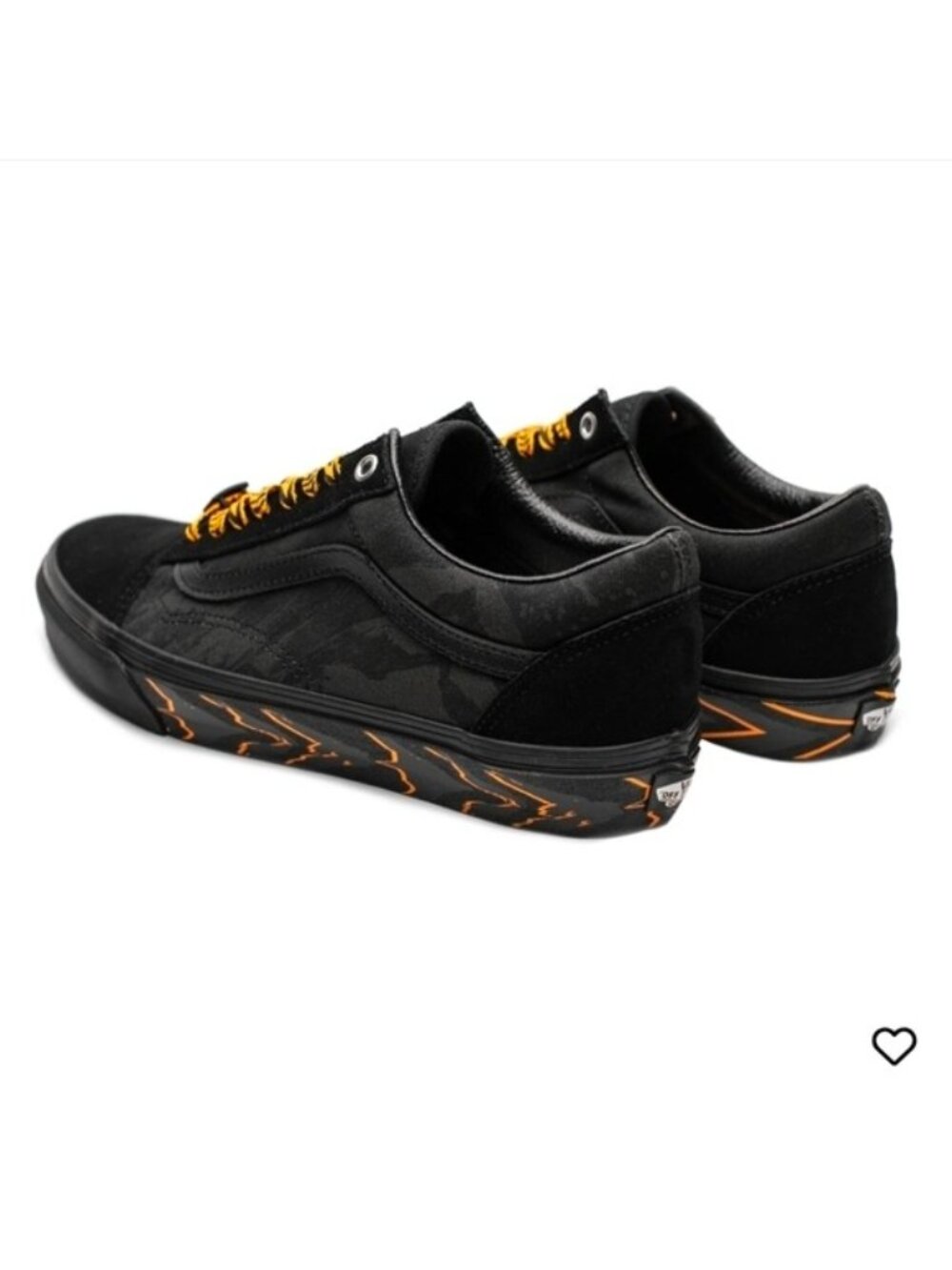 Vans Old Skool Women 8 Year of the Tiger Black And Orange Aninal Print 0926 - Picture 2 of 7